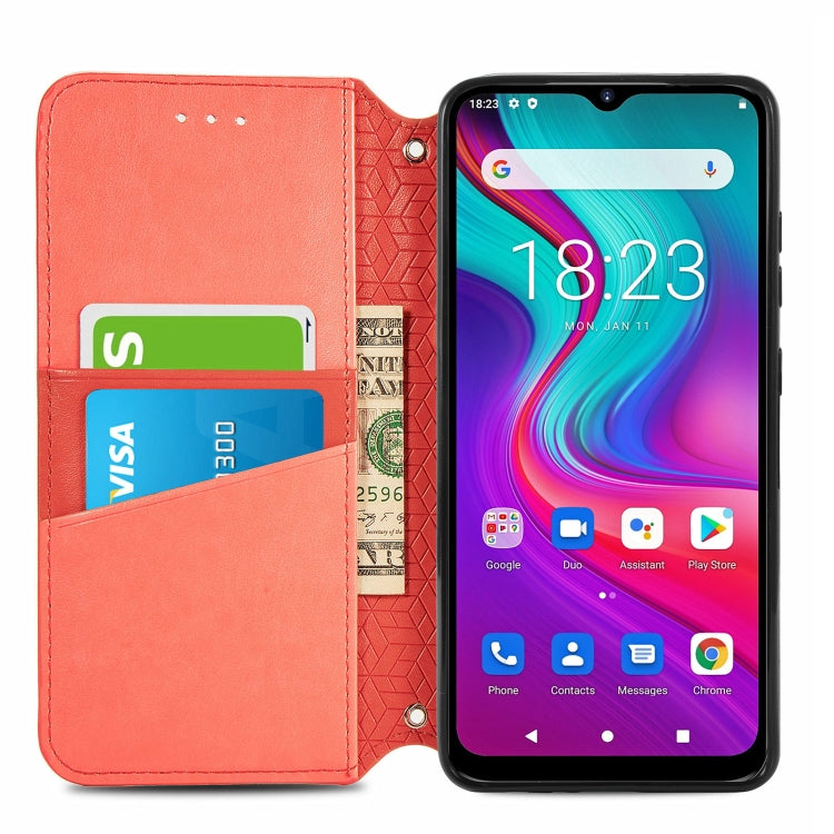 For Doogee X96 Pro Blooming Mandala Embossed Pattern Magnetic Horizontal Flip Leather Case with Holder & Card Slots & Wallet(Red) - More Brand by PMC Jewellery | Online Shopping South Africa | PMC Jewellery | Buy Now Pay Later Mobicred