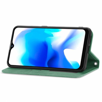 For Blackview A80 / A80s Retro Skin Feel Business Magnetic Horizontal Flip Leather Case with Holder & Card Slots & Wallet & Photo Frame(Green) - More Brand by PMC Jewellery | Online Shopping South Africa | PMC Jewellery | Buy Now Pay Later Mobicred