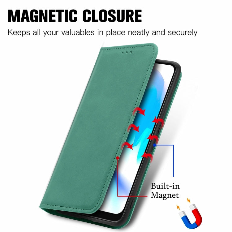 For Blackview A80 / A80s Retro Skin Feel Business Magnetic Horizontal Flip Leather Case with Holder & Card Slots & Wallet & Photo Frame(Green) - More Brand by PMC Jewellery | Online Shopping South Africa | PMC Jewellery | Buy Now Pay Later Mobicred