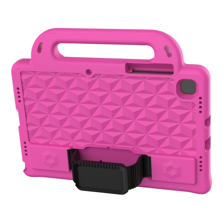 For Lenovo Tab M10 Plus TB-X606 10.3 Diamond Series EVA Anti-Fall Shockproof Sleeve Protective Shell Case with Holder & Strap(Rose Red) - Lenovo by PMC TechLife | Online Shopping South Africa | PMC TechLife | Buy Now Pay Later Mobicred