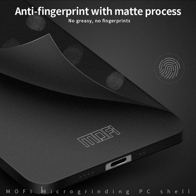 For iPhone 13 mini MOFI Fandun Series Frosted PC Ultra-thin All-inclusive Protective Case (Black) - free shipping - PMC TechLife - Order now!