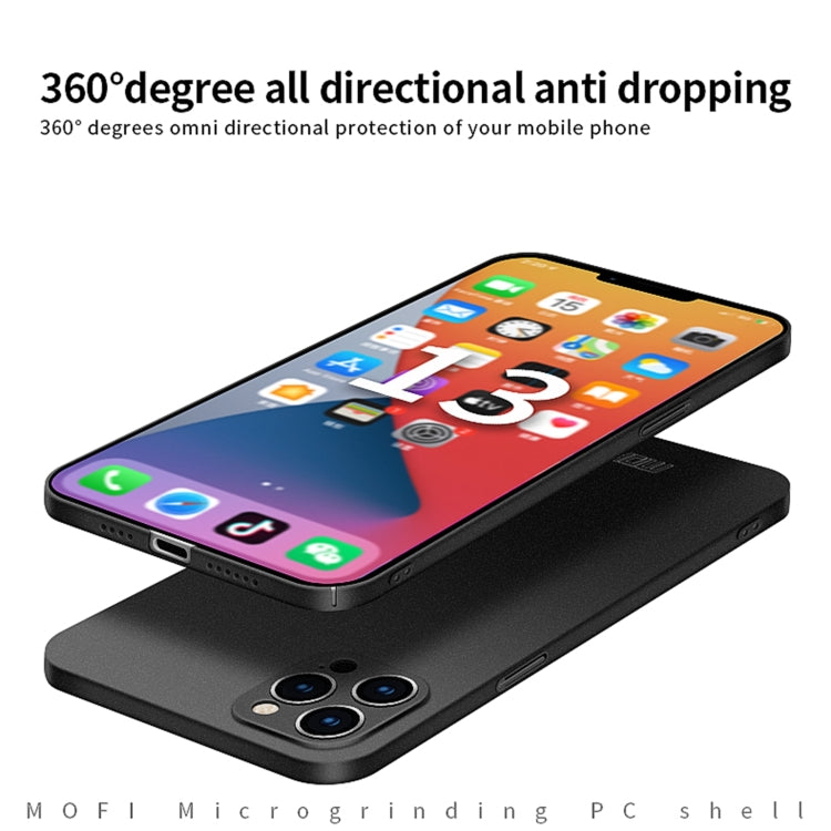 For iPhone 13 Pro Max MOFI Fandun Series Frosted PC Ultra-thin All-inclusive Protective Case (Black) - iPhone 13 Pro Max Cases by MOFI | Online Shopping South Africa | PMC TechLife | Buy Now Pay Later Mobicred