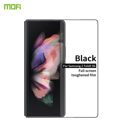 For Samsung Galaxy Z Fold3 5G MOFI 9H 2.5D Full Screen Tempered Glass Film(Black) - Galaxy Phone Cases by MOFI | Online Shopping South Africa | PMC Jewellery