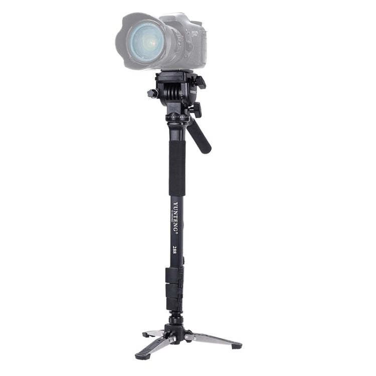 YUNTENG VCT-288 Tripod Mount Monopod with Fluid Drag Head - free shipping - PMC TechLife - Order now!