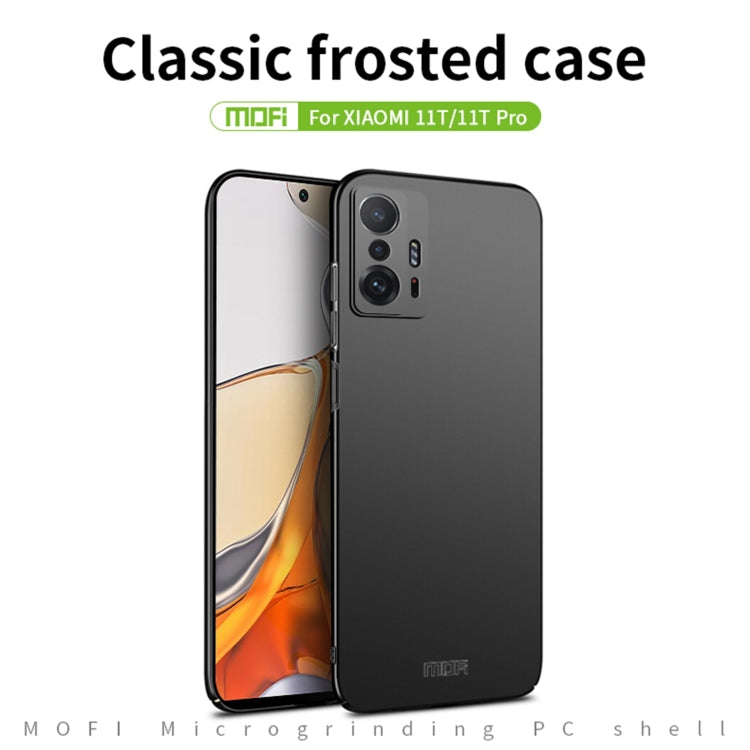 For Xiaomi Mi 11T / 11T Pro MOFI Frosted PC Ultra-thin Hard Phone Case(Rose gold) - Xiaomi Cases by MOFI | Online Shopping South Africa | PMC Jewellery