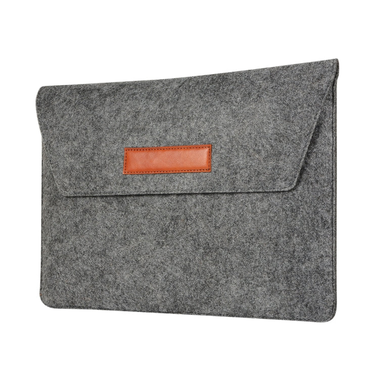 Felt Liner Bag Computer Bag Notebook Protective Cover For 12 inch(Black) - 12.1 inch by PMC TechLife | Online Shopping South Africa | PMC TechLife | Buy Now Pay Later Mobicred