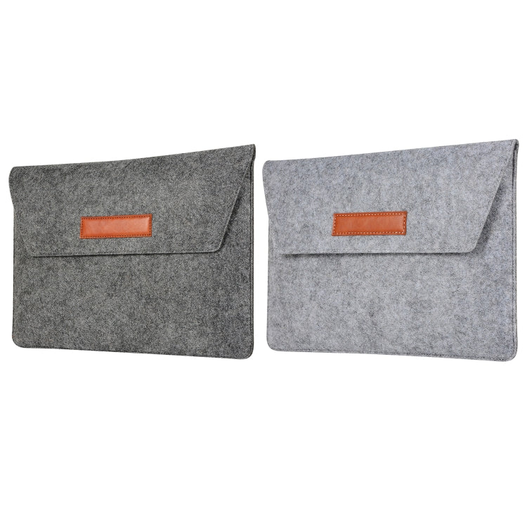 Felt Liner Bag Computer Bag Notebook Protective Cover For 13 inch(Black) - 13.3 inch by PMC TechLife | Online Shopping South Africa | PMC TechLife | Buy Now Pay Later Mobicred