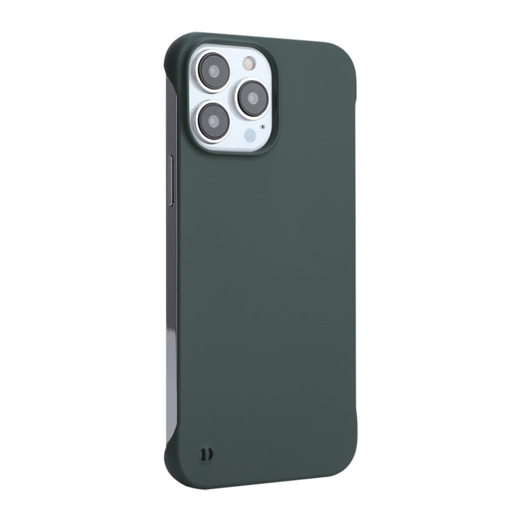 For iPhone 13 Pro Max ENKAY Matte Frameless Hard PC Case (Dark Green) - iPhone 13 Pro Max Cases by ENKAY | Online Shopping South Africa | PMC Jewellery | Buy Now Pay Later Mobicred