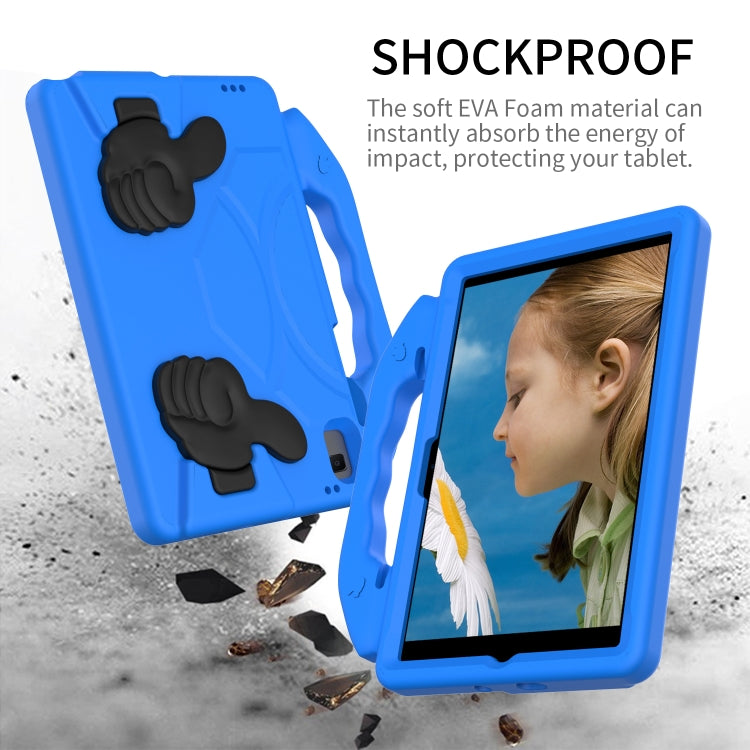 For Samsung Galaxy Tab A8 10.5 2021 X200 / X205 Thumb Bracket EVA Shockproof Tablet Case(Blue) - free shipping - PMC TechLife - Order now!