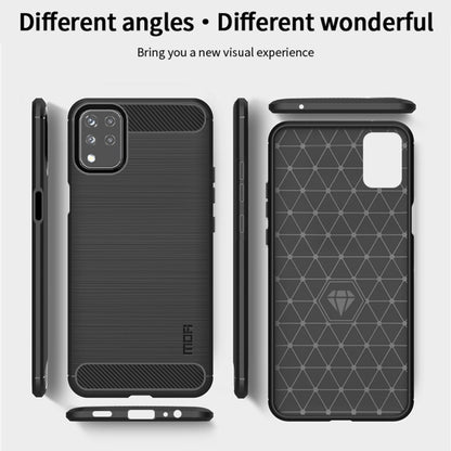 For LG K42 MOFI Gentleness Brushed Carbon Fiber Soft TPU Case(Black) - LG by MOFI | Online Shopping South Africa | PMC Jewellery