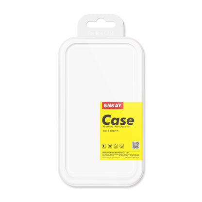 For iPhone 13 Pro Max ENKAY Frameless Hollow Shockproof PC Case (White) - iPhone 13 Pro Max Cases by ENKAY | Online Shopping South Africa | PMC Jewellery | Buy Now Pay Later Mobicred