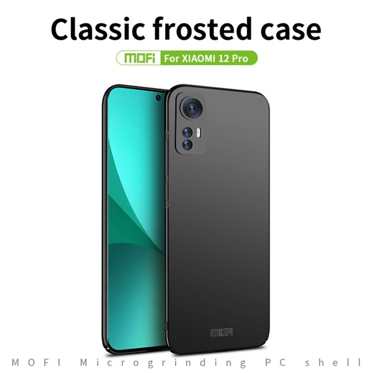 For Xiaomi 12 Pro MOFI Frosted PC Ultra-thin Hard Phone Case(Red) - Xiaomi Cases by MOFI | Online Shopping South Africa | PMC TechLife