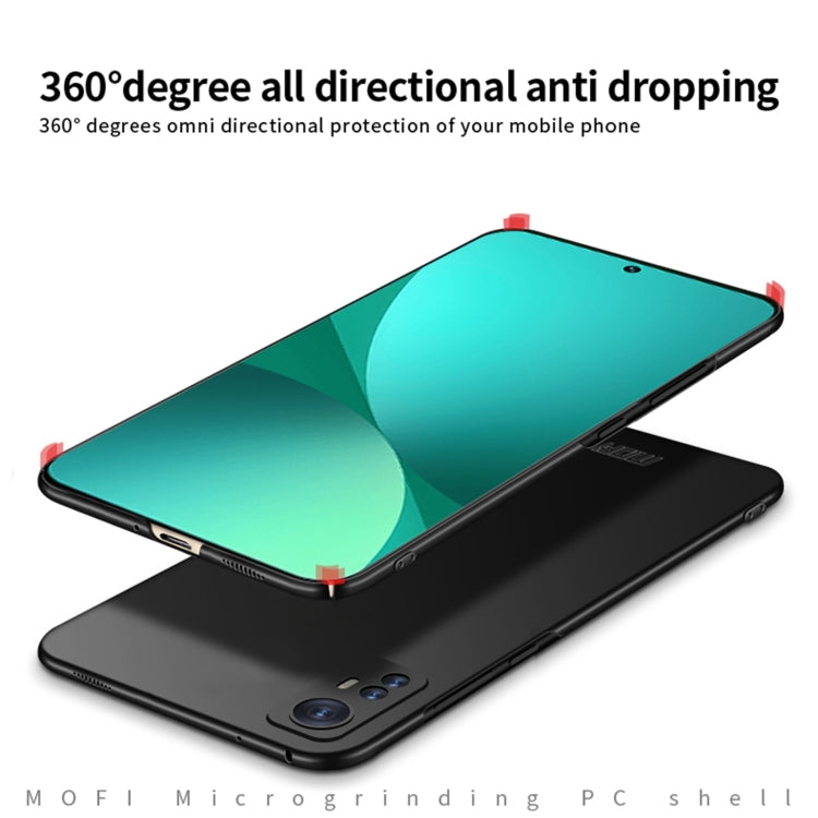 For Xiaomi 12 Pro MOFI Frosted PC Ultra-thin Hard Phone Case(Red) - Xiaomi Cases by MOFI | Online Shopping South Africa | PMC TechLife