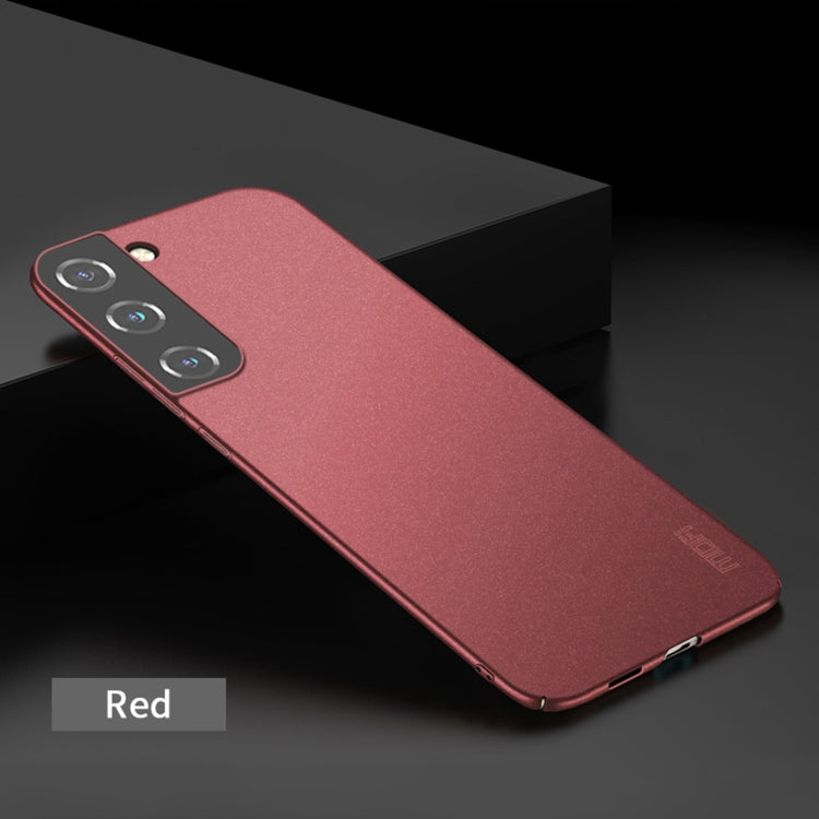 For Samsung Galaxy S22 5G MOFI Fandun Series Frosted Ultra-thin PC Hard Phone Case(Red) - Galaxy S22 5G Cases by MOFI | Online Shopping South Africa | PMC Jewellery