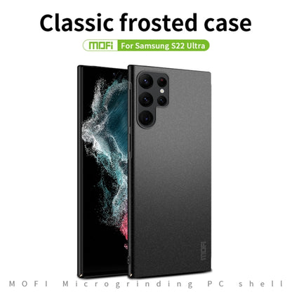 For Samsung Galaxy S22 Ultra 5G MOFI Fandun Series Frosted Ultra-thin PC Hard Phone Case(Green) - Galaxy S22 Ultra 5G Cases by MOFI | Online Shopping South Africa | PMC Jewellery