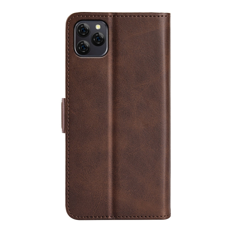 For Blackview A95 Dual-side Magnetic Buckle Leather Phone Case(Brown) - More Brand by PMC Jewellery | Online Shopping South Africa | PMC Jewellery | Buy Now Pay Later Mobicred