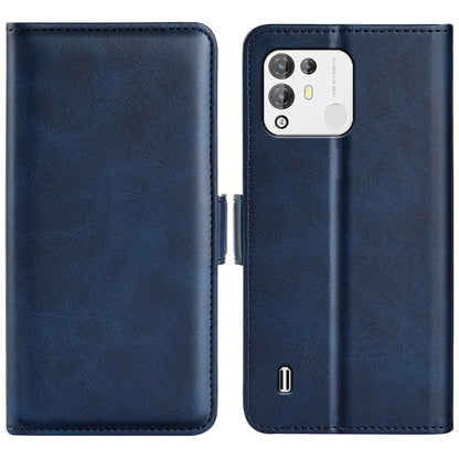 For Blackview A55 Pro Dual-side Magnetic Buckle Leather Phone Case(Dark Blue) - More Brand by PMC Jewellery | Online Shopping South Africa | PMC Jewellery | Buy Now Pay Later Mobicred