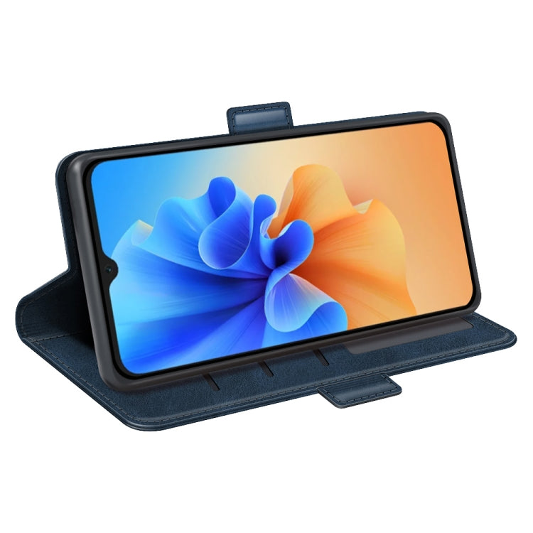 For Blackview A55 Pro Dual-side Magnetic Buckle Leather Phone Case(Dark Blue) - More Brand by PMC TechLife | Online Shopping South Africa | PMC TechLife | Buy Now Pay Later Mobicred