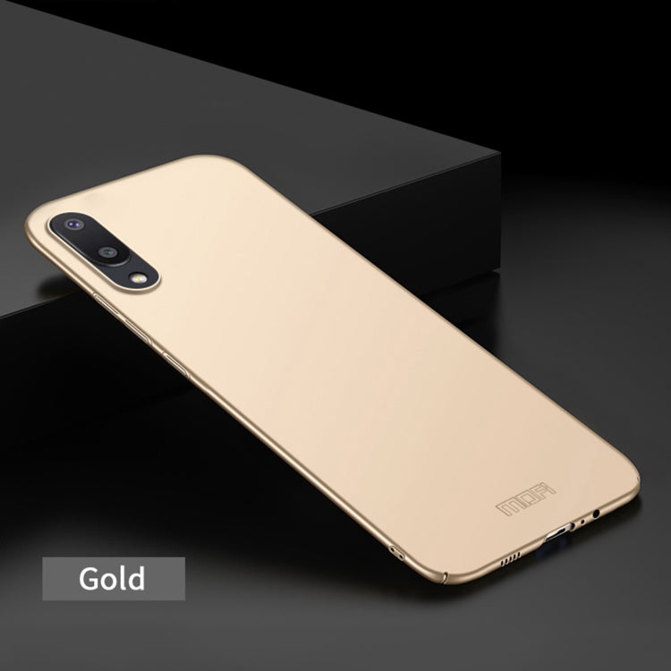 For Samsung Galaxy A02 / M02 MOFI Frosted PC Ultra-thin Hard Phone Case(Gold) - Galaxy Phone Cases by MOFI | Online Shopping South Africa | PMC Jewellery