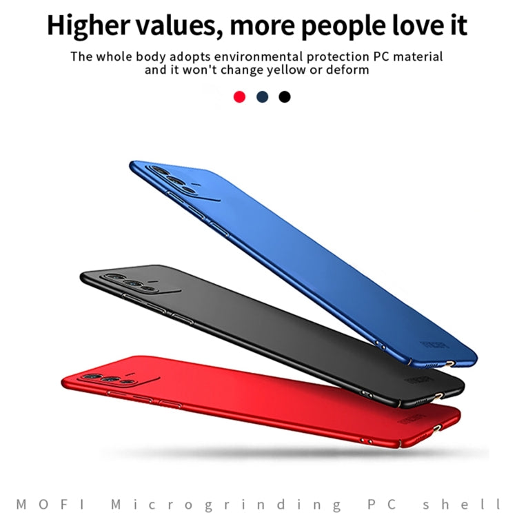 For vivo V23 5G / S12 MOFI Frosted PC Ultra-thin Hard Case(Blue) - vivo Cases by MOFI | Online Shopping South Africa | PMC Jewellery