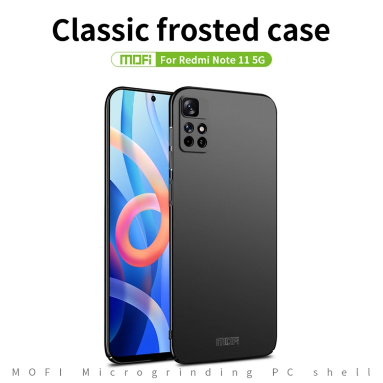 For Redmi Note 11 5G / Note11S 5G / Poco M4 Pro 5G MOFI Frosted PC Ultra-thin Hard  Phone Case(Blue) - Xiaomi Cases by MOFI | Online Shopping South Africa | PMC TechLife
