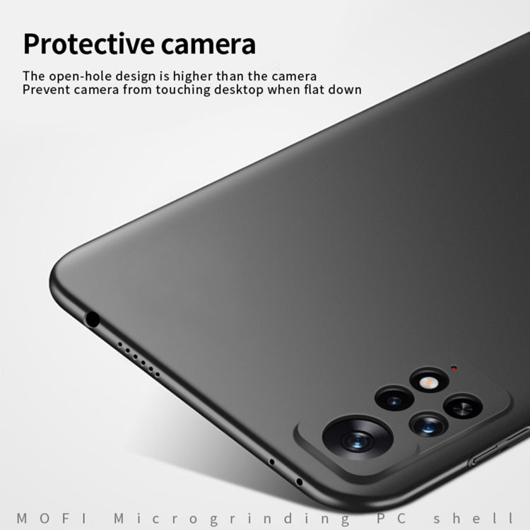 For Xiaomi Redmi Note 11 Global MOFI Frosted PC Ultra-thin Hard  Phone Case(Blue) - Xiaomi Cases by MOFI | Online Shopping South Africa | PMC TechLife