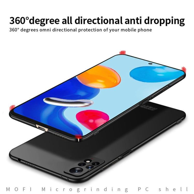 For Xiaomi Redmi Note 11 Global MOFI Frosted PC Ultra-thin Hard  Phone Case(Blue) - Xiaomi Cases by MOFI | Online Shopping South Africa | PMC TechLife