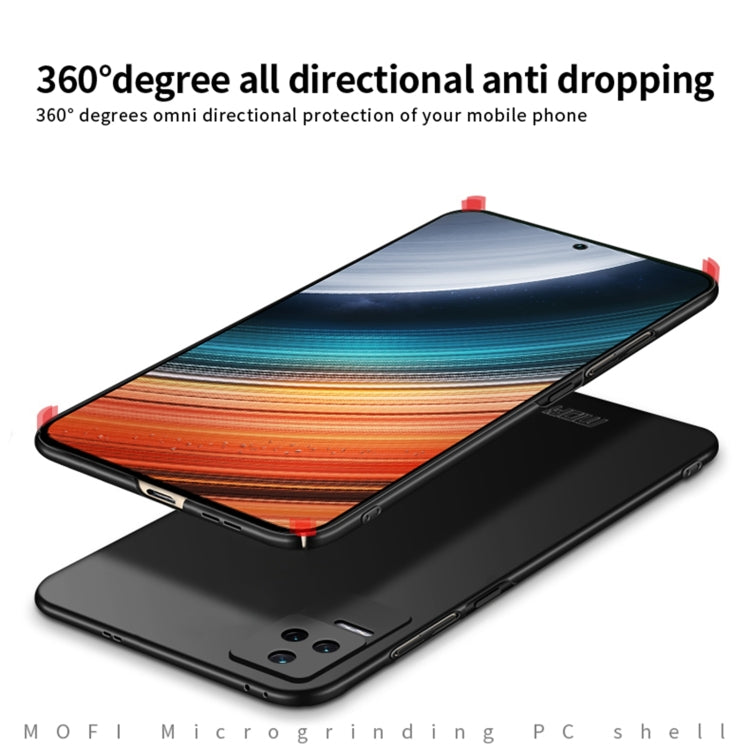 For Xiaomi Redmi K40S MOFI Frosted PC Ultra-thin Hard  Phone Case(Gold) - free shipping - PMC TechLife - Order now!