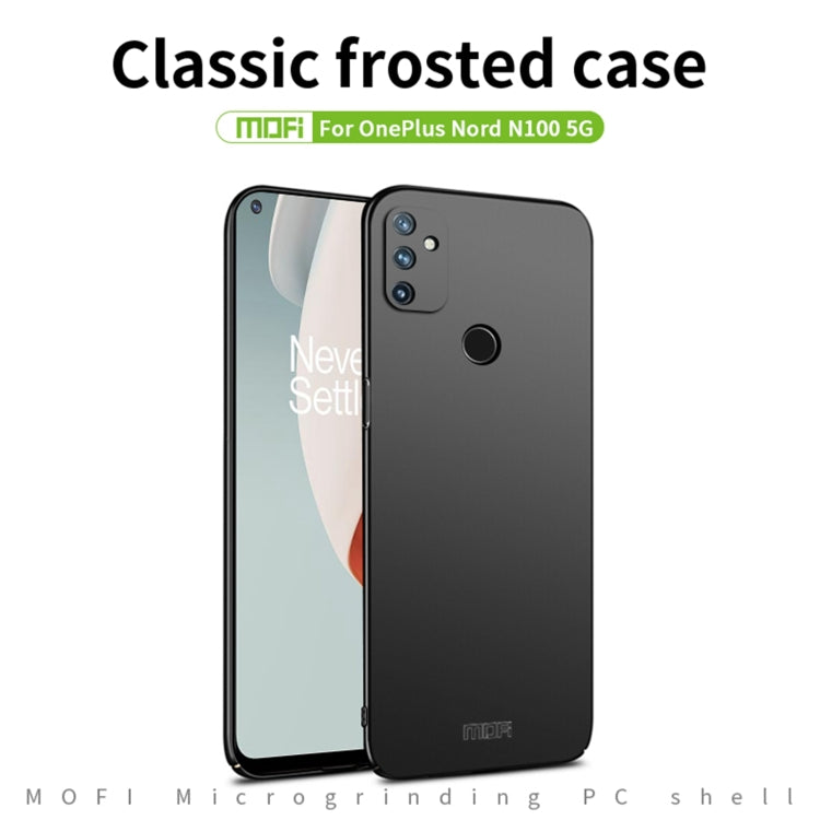 For OnePlus Nord N100 5G MOFI Frosted PC Ultra-thin Hard Case(Rose Gold) - OnePlus Cases by MOFI | Online Shopping South Africa | PMC Jewellery