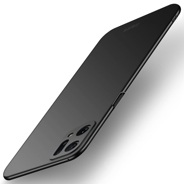 For OPPO Find X5 MOFI Frosted PC Ultra-thin Hard Case(Black) - OPPO Cases by MOFI | Online Shopping South Africa | PMC TechLife