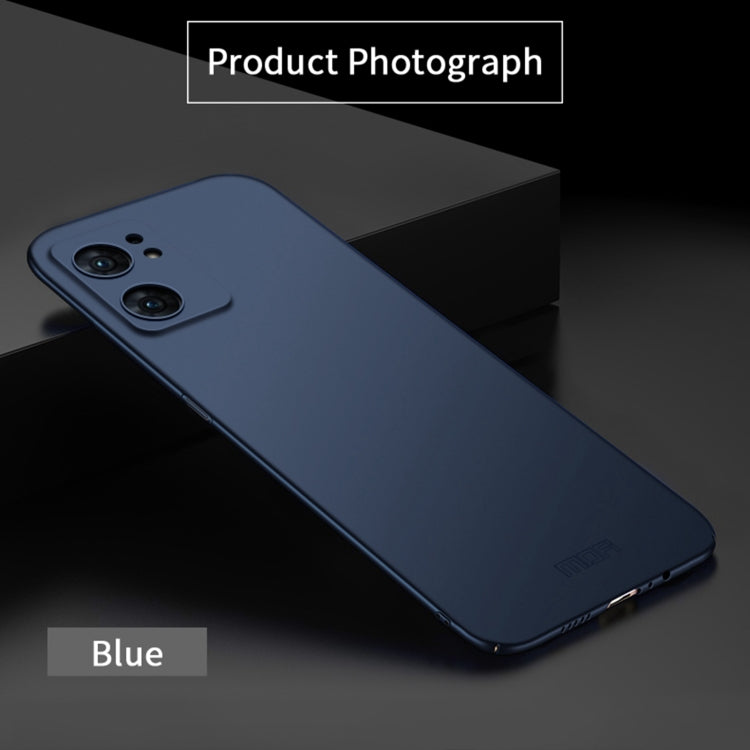 For OPPO Reno7 5G Global / Find X5 Lite MOFI Frosted PC Ultra-thin Hard Case(Blue) - OPPO Cases by MOFI | Online Shopping South Africa | PMC TechLife | Buy Now Pay Later Mobicred