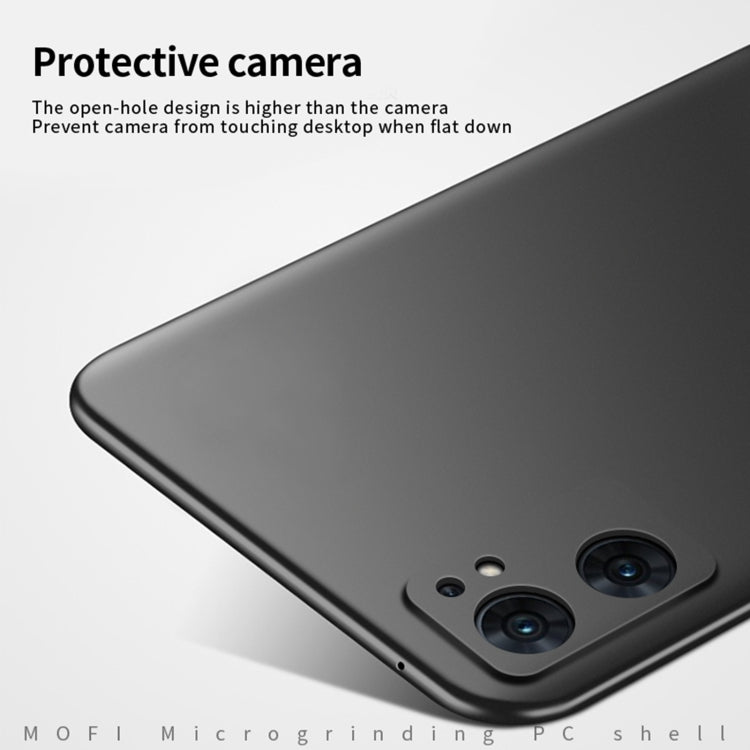 For OPPO Reno7 SE MOFI Frosted PC Ultra-thin Hard Case(Rose Gold) - OPPO Cases by MOFI | Online Shopping South Africa | PMC TechLife | Buy Now Pay Later Mobicred