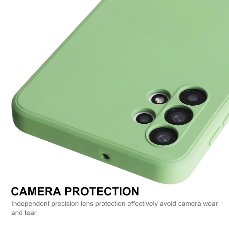 For Samsung Galaxy A32 5G ENKAY Liquid Silicone Soft Shockproof Phone Case(Light Green) - Galaxy Phone Cases by ENKAY | Online Shopping South Africa | PMC Jewellery