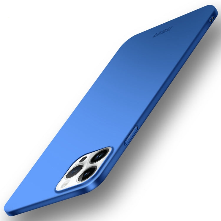 For iPhone 14 Pro MOFI Frosted PC Ultra-thin Hard Case (Blue) - iPhone 14 Pro Cases by MOFI | Online Shopping South Africa | PMC Jewellery