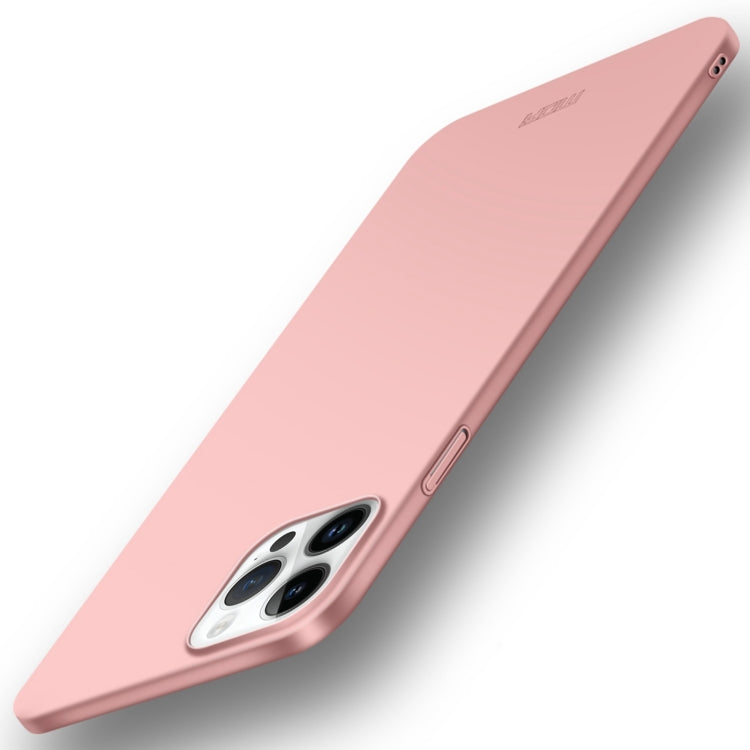 For iPhone 14 Pro MOFI Frosted PC Ultra-thin Hard Case (Rose Gold) - iPhone 14 Pro Cases by MOFI | Online Shopping South Africa | PMC Jewellery