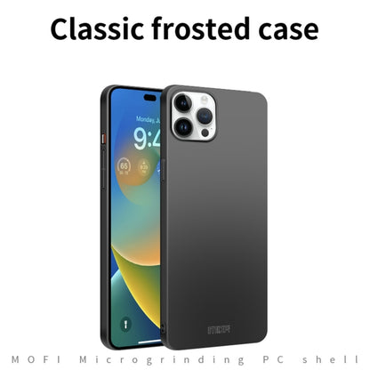 For iPhone 14 Pro MOFI Frosted PC Ultra-thin Hard Case (Rose Gold) - iPhone 14 Pro Cases by MOFI | Online Shopping South Africa | PMC Jewellery