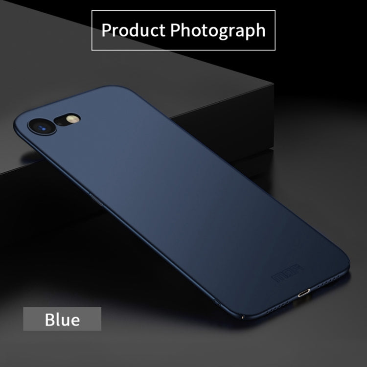 For iPhone SE 2022 / 2020 MOFI Frosted PC Ultra-thin Hard Case(Blue) - free shipping - PMC TechLife - Order now!