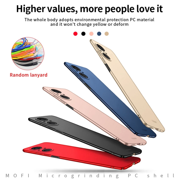 For Huawei Nova9 SE MOFI Frosted PC Ultra-thin Hard Case(Blue) - Huawei Cases by MOFI | Online Shopping South Africa | PMC TechLife