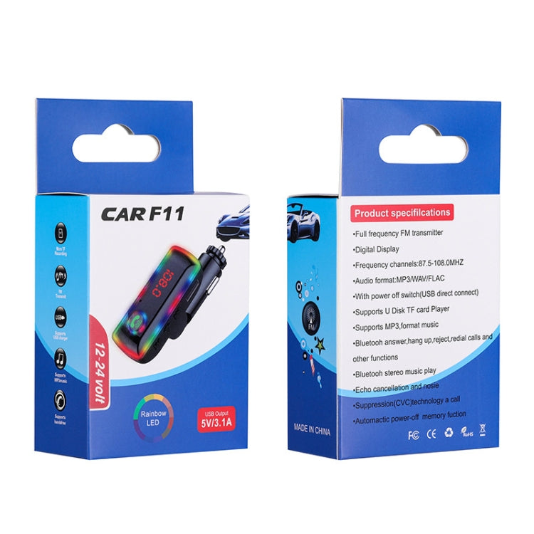 F11  USB Charger Car Player Blue Tooth  Fm Transmitter Car MP3 Players - Bluetooth Car Kits by PMC TechLife | Online Shopping South Africa | PMC TechLife | Buy Now Pay Later Mobicred