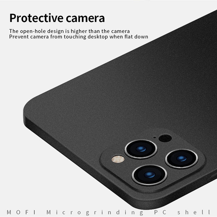 For iPhone 14 Pro Max MOFI Fandun Series Frosted PC Ultra-thin Phone Case(Black) - free shipping - PMC TechLife - Order now!