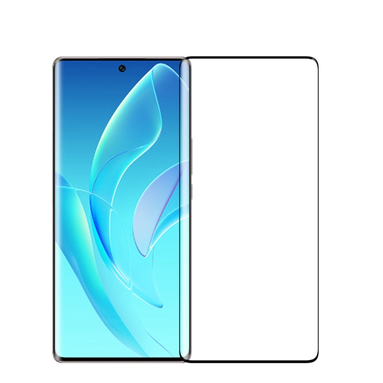 For Honor 70 MOFI 9H 3D Hot Bending Tempered Glass Film(Black) - Honor Tempered Glass by MOFI | Online Shopping South Africa | PMC TechLife