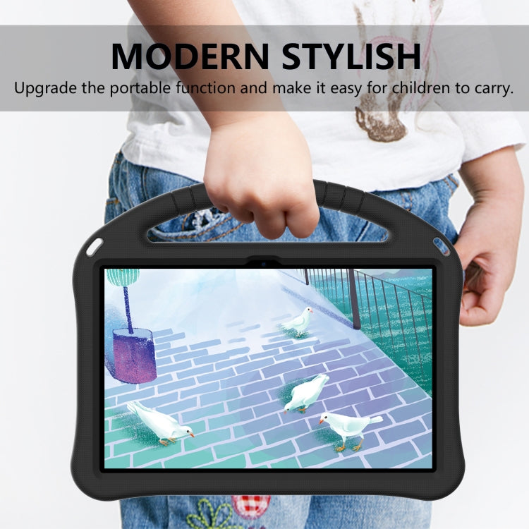 For Lenovo Tab M10 Plus 10.6 3rd Gen TB125FU 2022 EVA Shockproof Tablet Case with Holder(Black) - Lenovo by PMC Jewellery | Online Shopping South Africa | PMC Jewellery | Buy Now Pay Later Mobicred