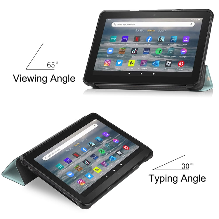 For Amazon Fire 7 12th 2022 JSM Smart Leather Tablet Case(Unicorn) - free shipping - PMc TechLife - Order now!