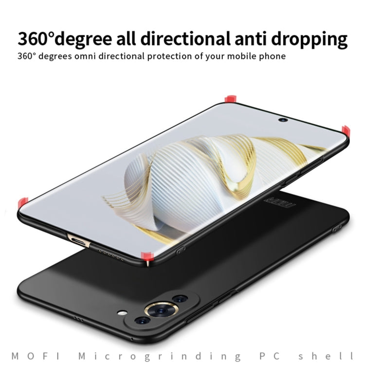 For Huawei Nova 10 Pro MOFI Frosted PC Ultra-thin Hard Case(Black) - Huawei Cases by MOFI | Online Shopping South Africa | PMC Jewellery