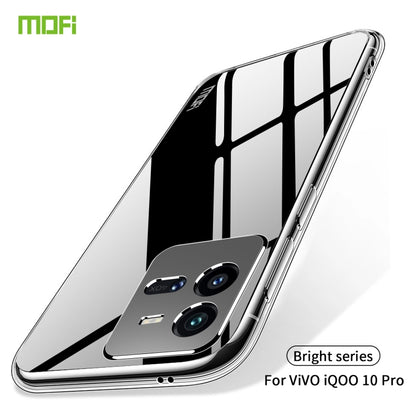 For vivo iQOO 10 Pro MOFI Ming Series Ultra-thin TPU Phone Case(Transparent) - vivo Cases by MOFI | Online Shopping South Africa | PMC Jewellery