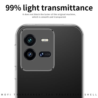 For vivo iQOO 10 Pro MOFI Ming Series Ultra-thin TPU Phone Case(Transparent) - vivo Cases by MOFI | Online Shopping South Africa | PMC Jewellery