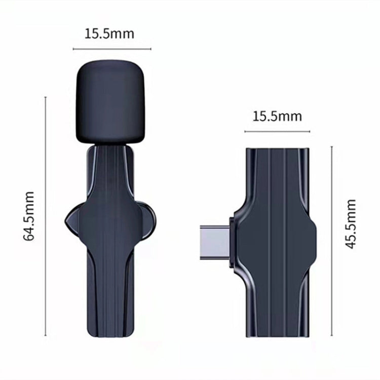 K18 Mini Mobile Lapel Microphone Live Streaming Vlog Wireless Microphone - Microphone by PMC TechLife | Online Shopping South Africa | PMC TechLife | Buy Now Pay Later Mobicred