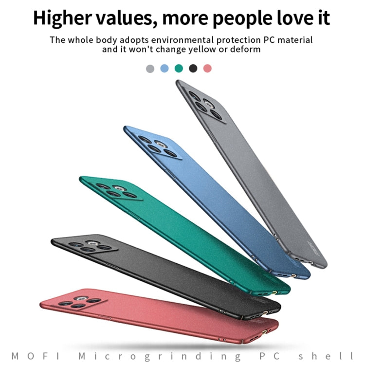 For OnePlus Ace Pro MOFI Frosted PC Ultra-thin Hard Phone Case(Blue) -  by MOFI | Online Shopping South Africa | PMC TechLife