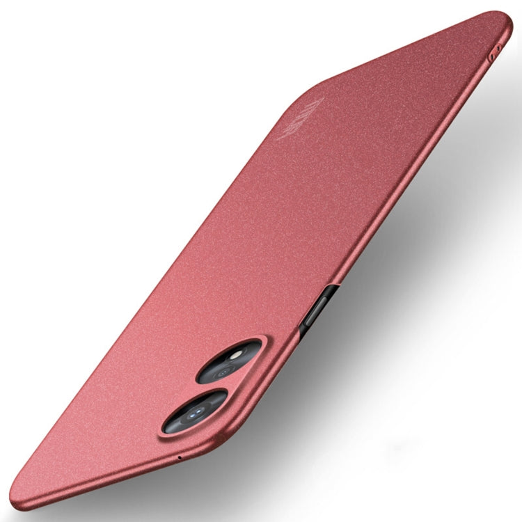 For OPPO A97 5G MOFI Frosted PC Ultra-thin Hard Phone Case(Red) - free shipping - PMC TechLife - Order now!