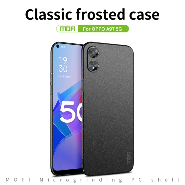 For OPPO A97 5G MOFI Frosted PC Ultra-thin Hard Phone Case(Red) - free shipping - PMC TechLife - Order now!